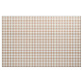Boho Gingham Patroon Geruit Geblokt Taneel Bruin Stof (Yard (91,4 cm))