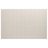 Boho Gingham Patroon Geruit Neutraal Stof (Fat Quarter)