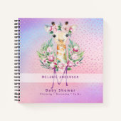 Boho GIRAFFE Baby shower Planner Notitieboek Journ (Voorkant)