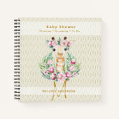 Boho GIRAFFE Baby shower Planner Notitieboek Journ (Voorkant)