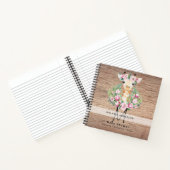 Boho GIRAFFE Baby Shower Planner Notitieboek Journ (Binnen)