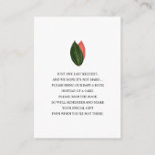 Boho Giraffe Mama + Baby Boekaanvraag Informatiekaartje (Achterkant)