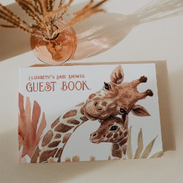Boho Giraffe Safari Baby shower Gastenboek