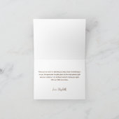 Boho Giraffe Safari Vouwkaartje Bedankt (Binnen)