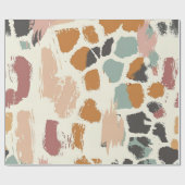 Boho Giraffe Skin Print Cadeaupapier (Vlak)