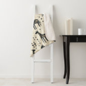 Boho-giraffe-stammespatroon Sherpa Deken (In situ)