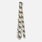Boho-giraffe-stammespatroon Stropdas (Voorkant)