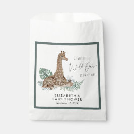 Boho Giraffe Waterverf Baby shower Bedankzakje
