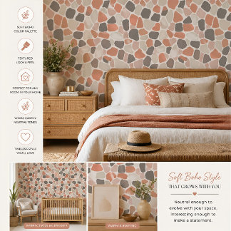 Boho Giraffeprint Behang