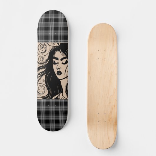  BOHO GIRL ART Skateboard Deck (Voorkant)
