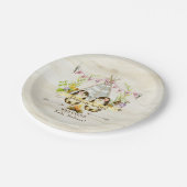 BOHO Girl Baby shower Hedégel Adventure wacht op Papieren Bordje (Gekanteld)