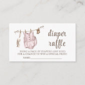 Boho girl kleedde een baby shower voor de luidop informatiekaartje (Voorkant)