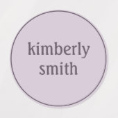 Boho Girl-schoolnaam Labels (Design 2)