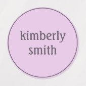 Boho Girl-schoolnaam Labels (Design 1)