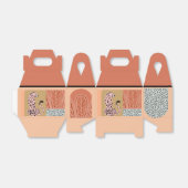 Boho Girls First Birthday Wild One Leopard Bedankdoosjes (Uitgevouwen)