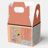 Boho Girls First Birthday Wild One Leopard Bedankdoosjes (Geopend)