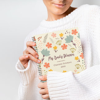 Boho Girly Personalized Daily Planner