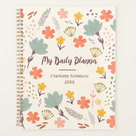 Boho Girly Personalized Daily Planner