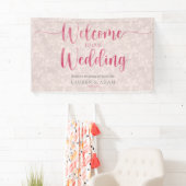 Boho Girly Pink Wedding Spandoek (Insitu)