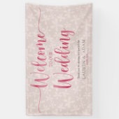 Boho Girly Pink Wedding Spandoek (Verticaal)
