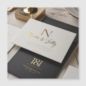 Boho Glam Huwelijksuitnodiging (Voorkant)