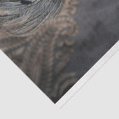 Boho Glam Portret Kunst Vrouw Staand Tissuepapier (Detail)