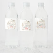 Boho Glamping Sweet 16 Verjaardag Waterfles Label Waterfles Etiket (Flessen)