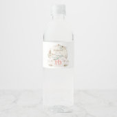 Boho Glamping Sweet 16 Verjaardag Waterfles Label Waterfles Etiket (Voorkant)