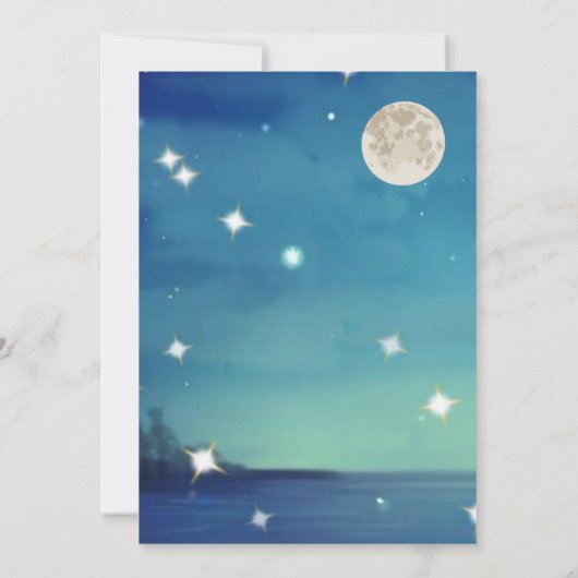 Boho Glamping Tepee Sleepover verjaardag Kaart (Achterkant)