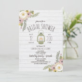 Boho Glamping Vrijgezellenfeest - Dusty Kaart (Staand voorkant)