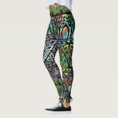  Boho Glas in lood Patroon Leggings (Links)