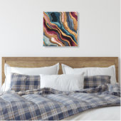 Boho Glitter Agate Canvas Kunst (Insitu (Slaapkamer))