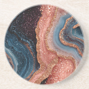 Boho Glitter Agate Onderzetter