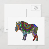 BOHO GOAT BRIEFKAART (Voorkant / Achterkant)