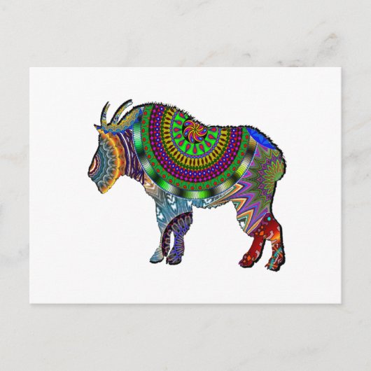 BOHO GOAT BRIEFKAART (Voorkant)