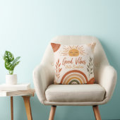 Boho Goede Vibes Hallo Zon Kussen (Stoel)