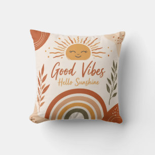 Boho Goede Vibes Hallo Zon Kussen
