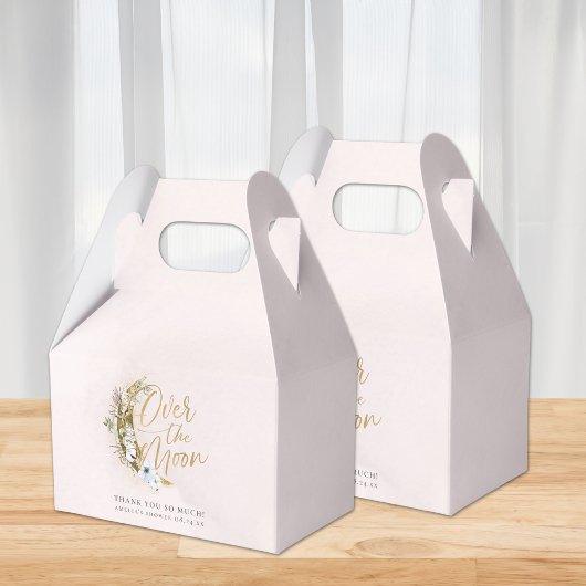 Boho Gold Dust & Clouds Favor Box Bedankdoosjes