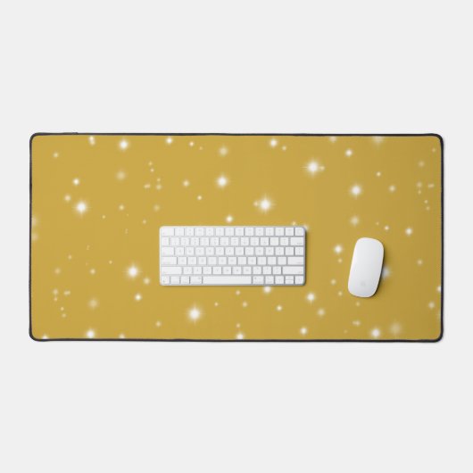 Boho Gold Starlight Bureaumat (Keyboard & Muis)