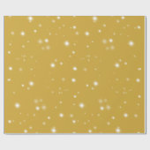 Boho Gold Starlight Cadeaupapier (Vlak)