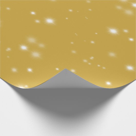 Boho Gold Starlight Cadeaupapier (Hoek)