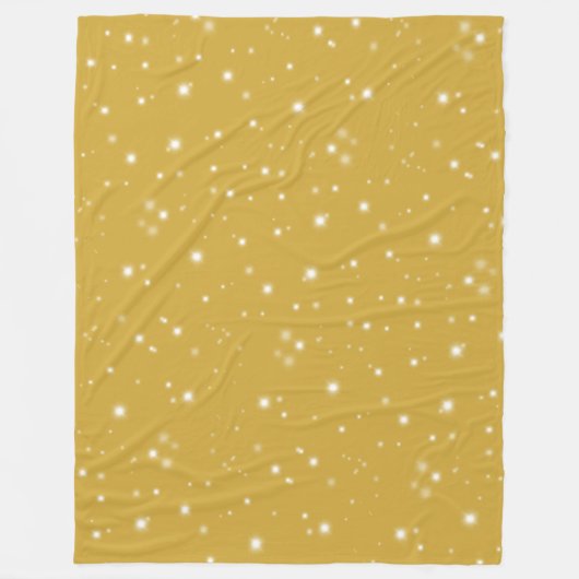 Boho Gold Starlight Fleece Deken (Voorkant)