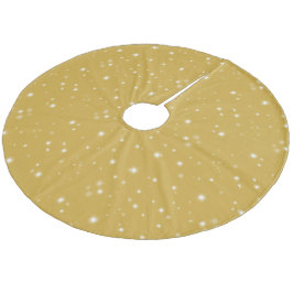 Boho Gold Starlight Fleece Kerstboom Rok