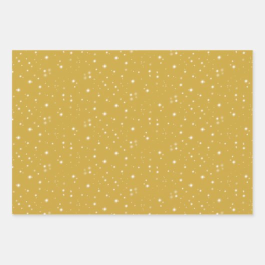 Boho Gold Starlight Inpakpapier Vel (Voorkant 3)