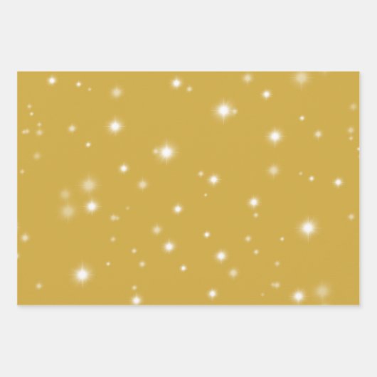 Boho Gold Starlight Inpakpapier Vel (Voorkant)