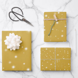 Boho Gold Starlight Inpakpapier Vel