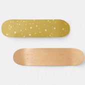 Boho Gold Starlight Persoonlijk Skateboard (Horizontaal)