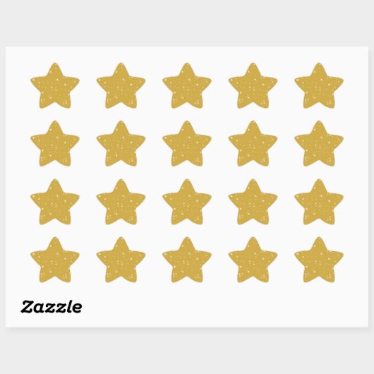 Boho Gold Starlight Ster Sticker (Vel)