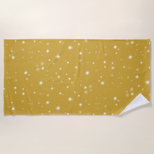 Boho Gold Starlight Strandlaken (Voorkant)