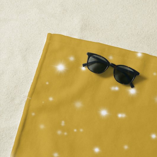 Boho Gold Starlight Strandlaken (In situ)